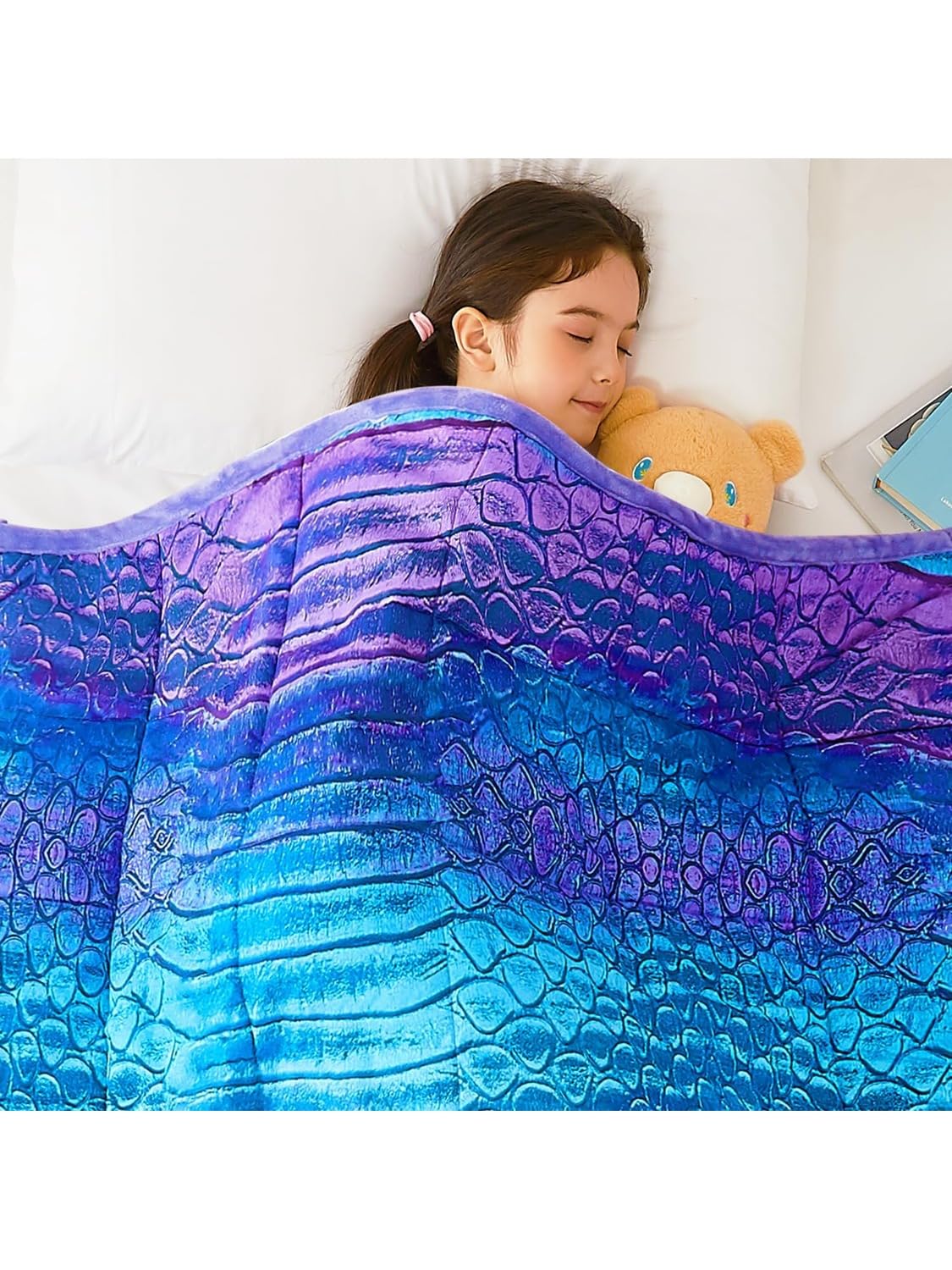 **DREAMCARE 5lbs Cooling Weighted Blanket for Kids & Toddlers (36