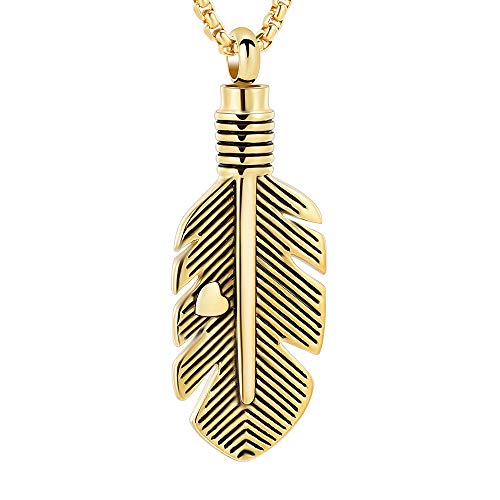 Heart Feather(gold)