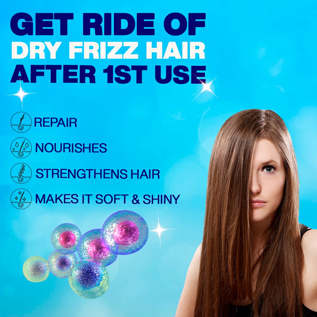 Professional Keratin Hair Straightening Treatment with Deep Cleansing Shampoo - Vitamin E Enriched Repair for Chemically Damaged Hair - 33 fl oz Nourishing Beauty Kit | Salon-Quality Smoothing at Home for Frizz Control & Shine Enhancement
