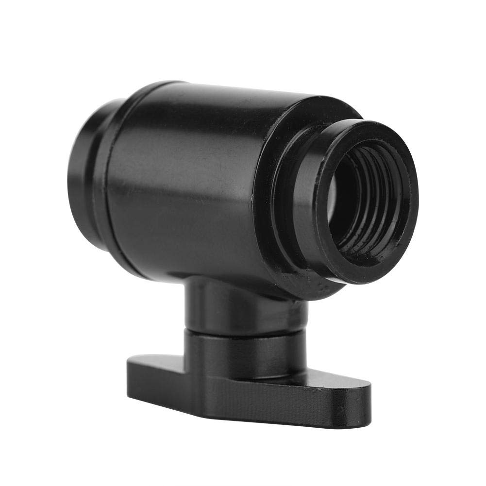 Diyeeni G1/4 Thread Brass Water Cooling Valve - High Flow Ball Valve for PC Liquid Cooling Systems | Durable Computer Water Cooling Component (Black Switch) | Perfect for Custom Gaming Rigs & PC Modding
