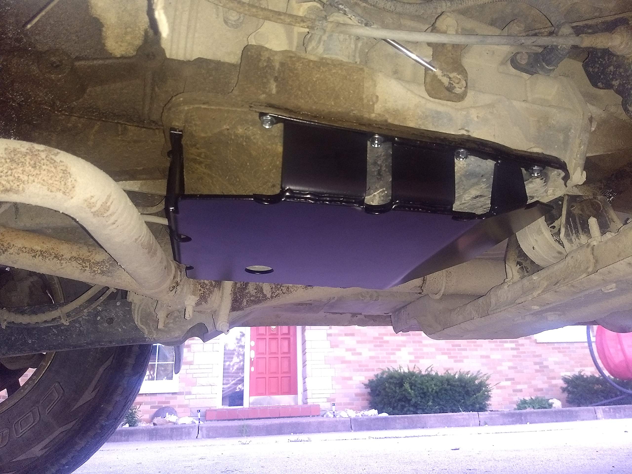545REF Heavy-Duty Transmission Pan Skid Plate for Off-Road Trucks & SUVs - Protects Underbody from Rocks & Debris