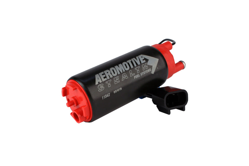 Aeromotive 340 Series Stealth In-Tank E85 Fuel Pump with Offset Inlet & Inline Outlet - High Performance Fuel Delivery for Racing, Hot Rods, and Custom Builds