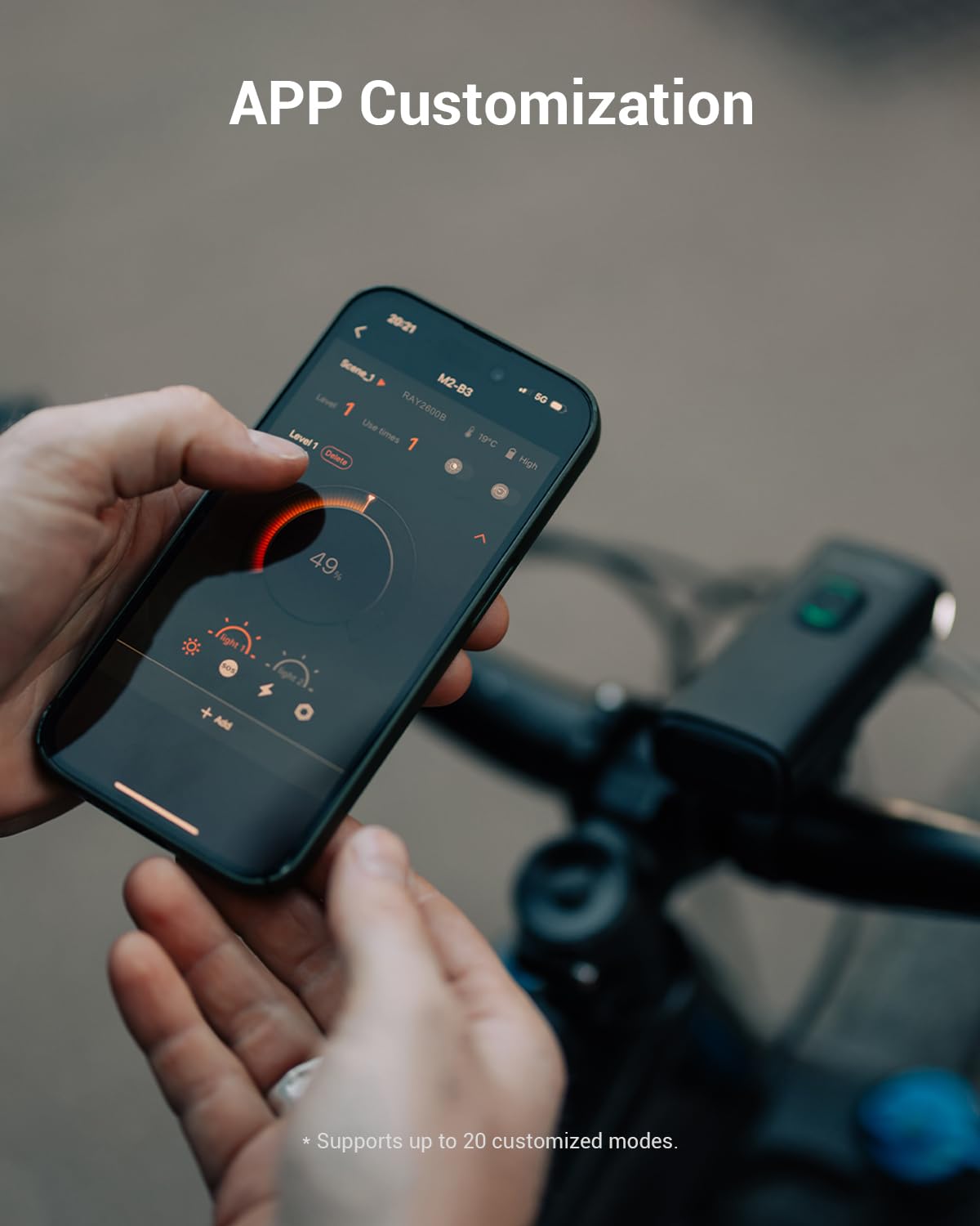 MagicShine RAY 1600B/RAY 2600B Bike Headlight - USB-C Fast Charging, IPX6 Waterproof, Dual High-Power LEDs for Night Cycling & Mountain Biking | Perfect for Commuting, Trail Riding & Outdoor Adventures