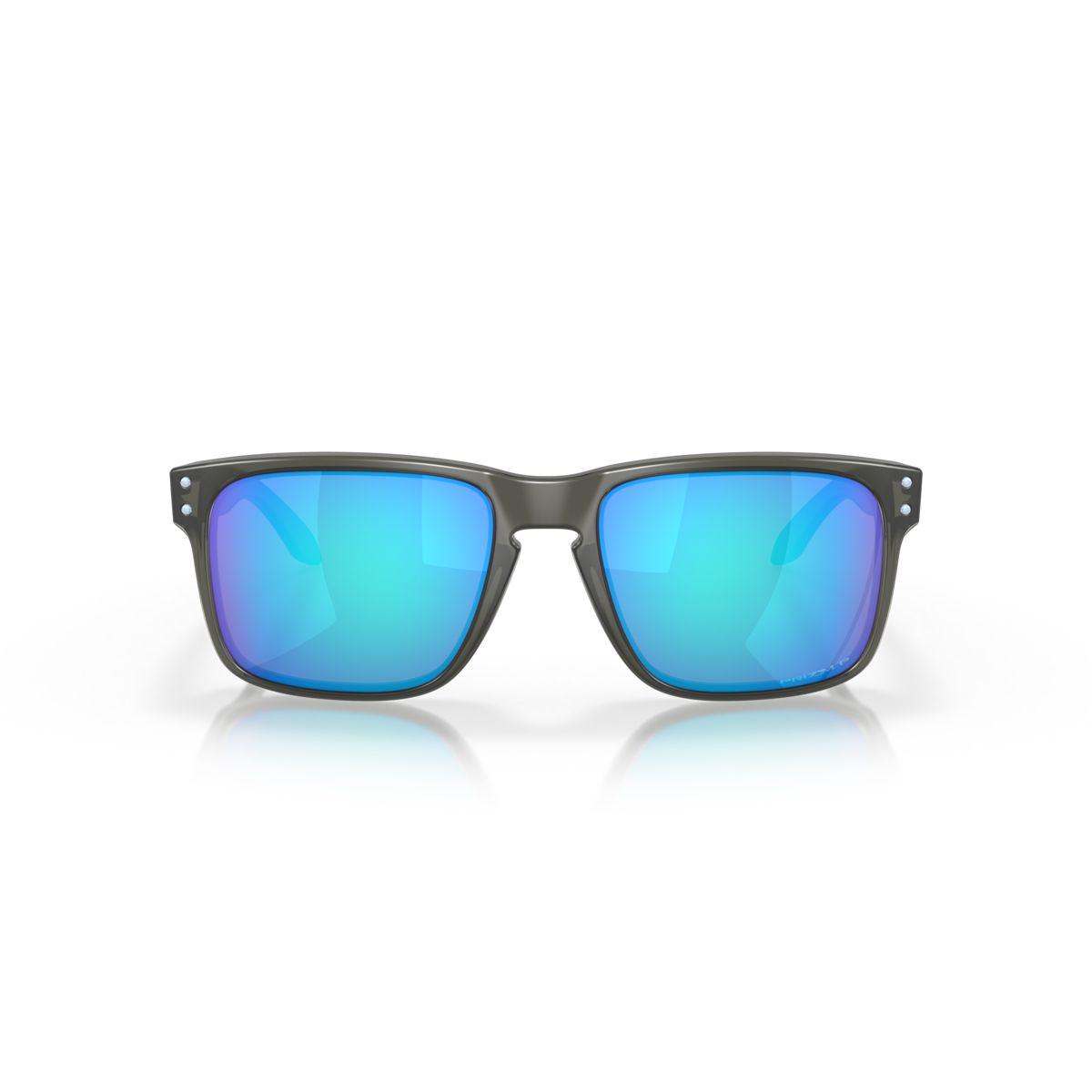 Oakley Holbrook Sunglasses - Matte Grey Smoke Frame with Prizm Sapphire Polarized Lenses (Low Bridge Fit) for Men & Women - Model 0OO9244 924465 - Perfect for Driving, Outdoor Sports & Everyday Fashion