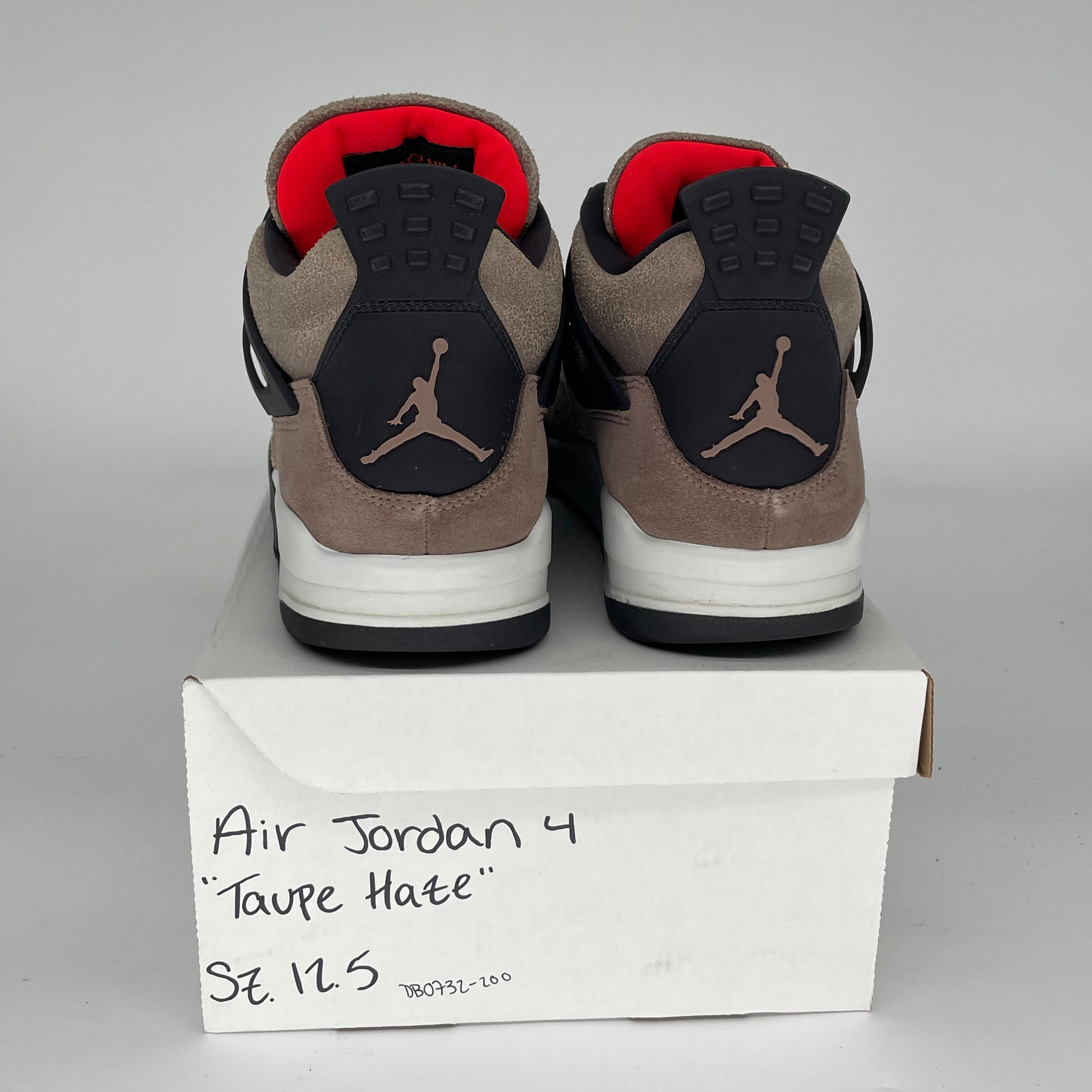 AIR JORDAN 4 TAUPE HAZE Men's Sneakers - Size 12.5 (DB0732-200) | Retro Basketball Shoes for Casual Wear & Street Style