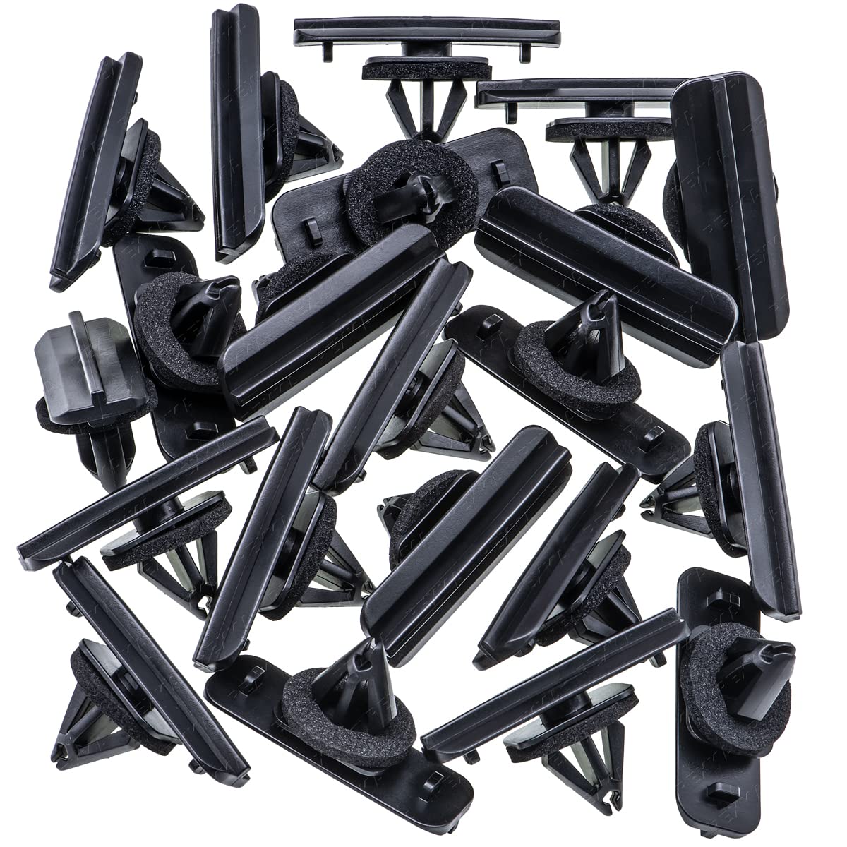 Rexka 20pcs Front Fender Flare Moulding Clips 5189181AA Compatible with Jeep Commander XH XK 2006-2010 - Replacement Fender Retainer Clips for Off-Road & Daily Driving