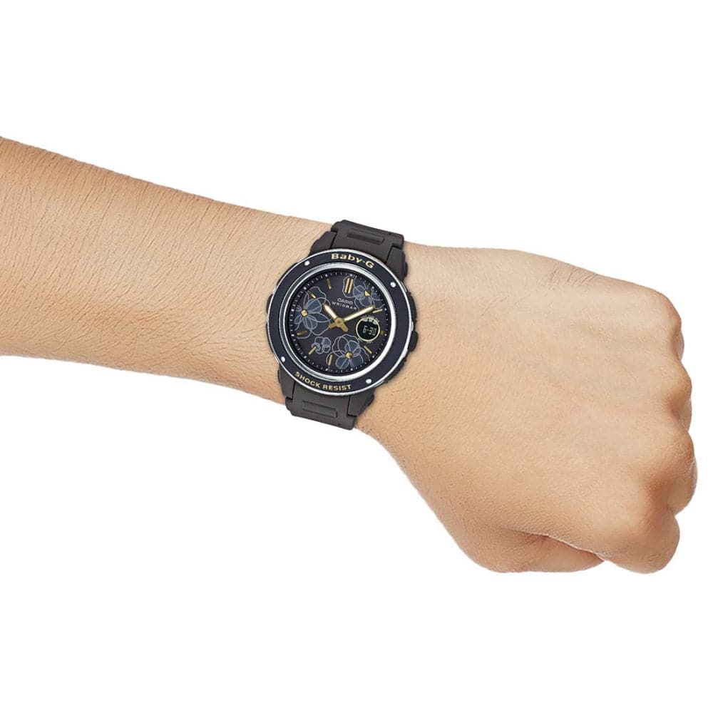 CASIO BABY-G BGA-150FL-1ADR Women's Digital Sports Watch with Shock Resistance & LED Light - Perfect for Running, Swimming, and Outdoor Activities
