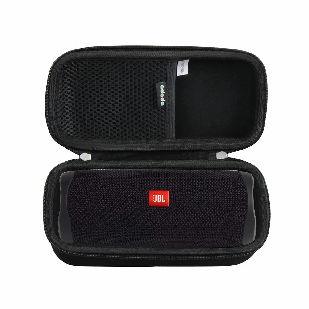 **JBL FLIP 5/6/7 Waterproof Bluetooth Speaker Hard Travel Case - Durable Protective Cover for Outdoor, Pool, Beach & Travel (Black)**