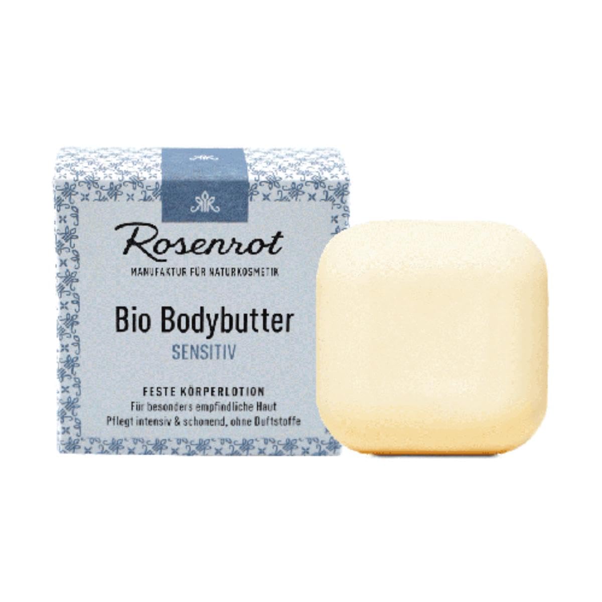 Organic Sensitive Skin Body Butter - 70g | Hypoallergenic & Fragrance-Free | Deep Moisturizing for Dry & Irritated Skin | Perfect for Daily Use, After Shower & Nighttime Care