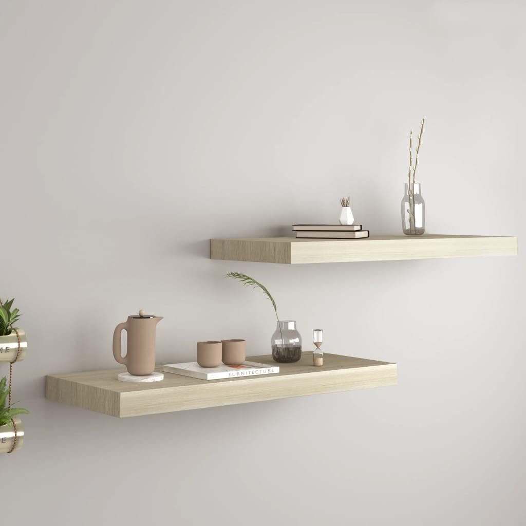 Floating Wall Shelves Set of 2 - 23.6