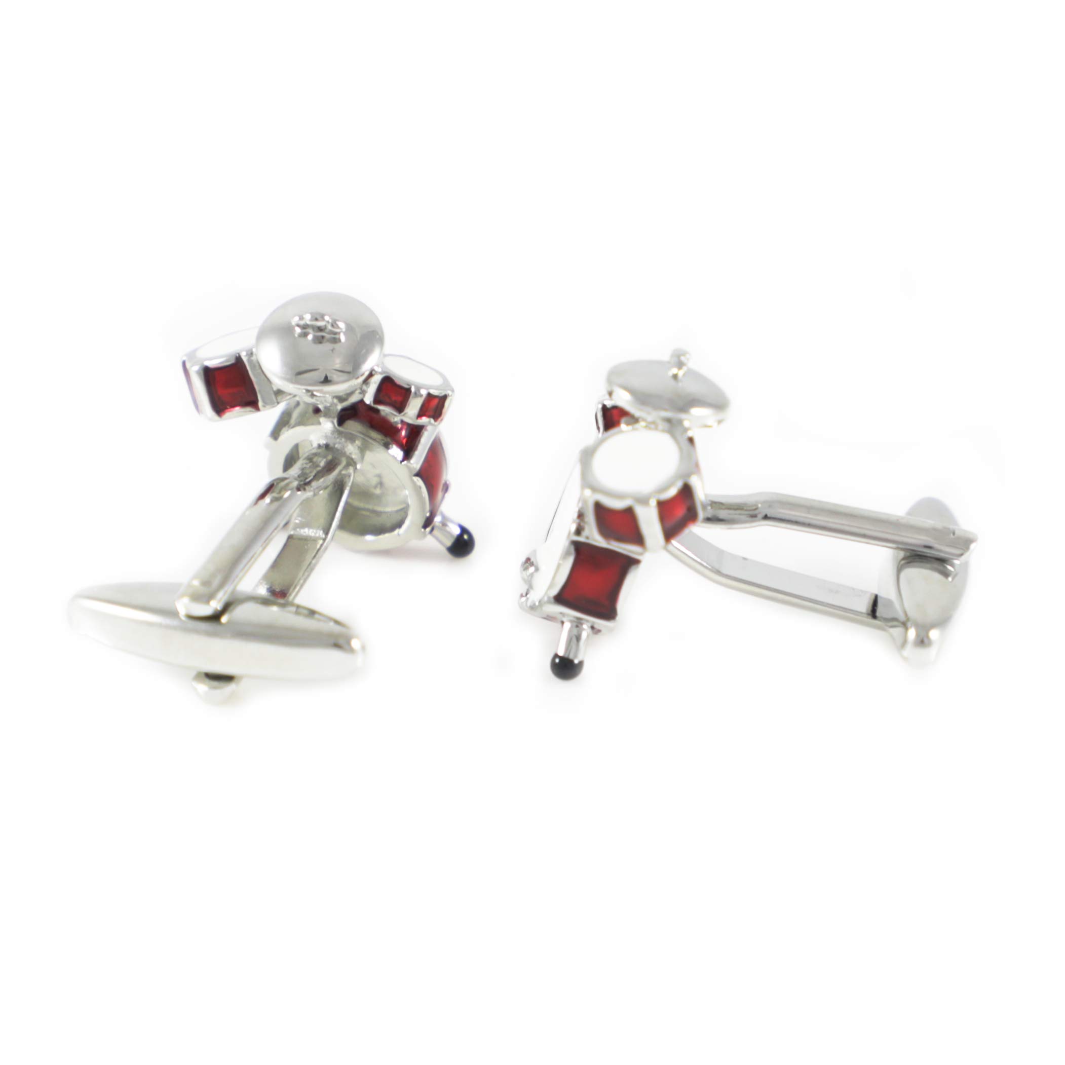 Stylish Musical Instrument Cufflinks for Men - Perfect Father's Day & Birthday Gift - Elegant Cuff Links in Gift Box - Ideal for Weddings, Proms & Formal Events