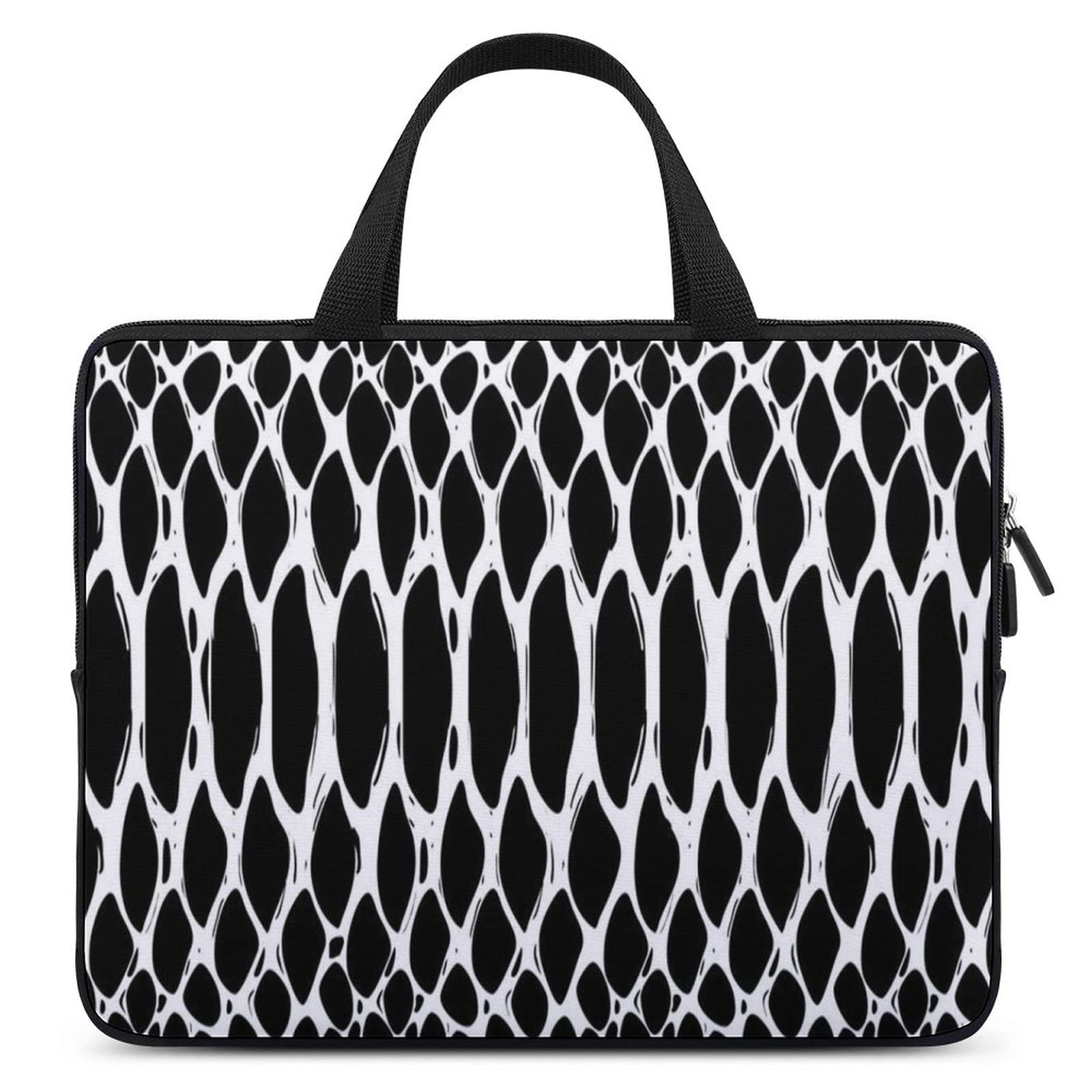 Snake Skin Waterproof Laptop Bag | Slim Business Casual Briefcase for Men & Women | Ideal for Office, Travel, and Daily Commute