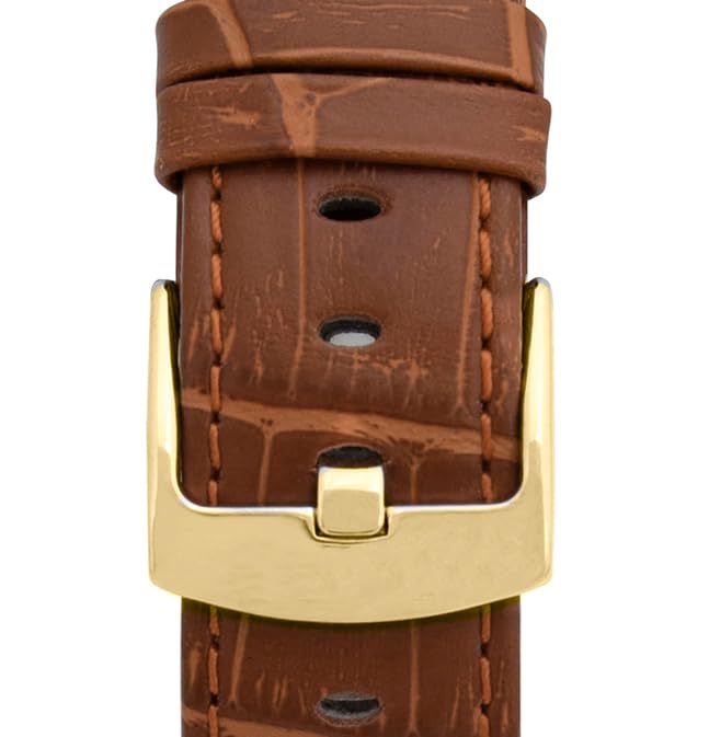5 - Cognac / Gold Buckle