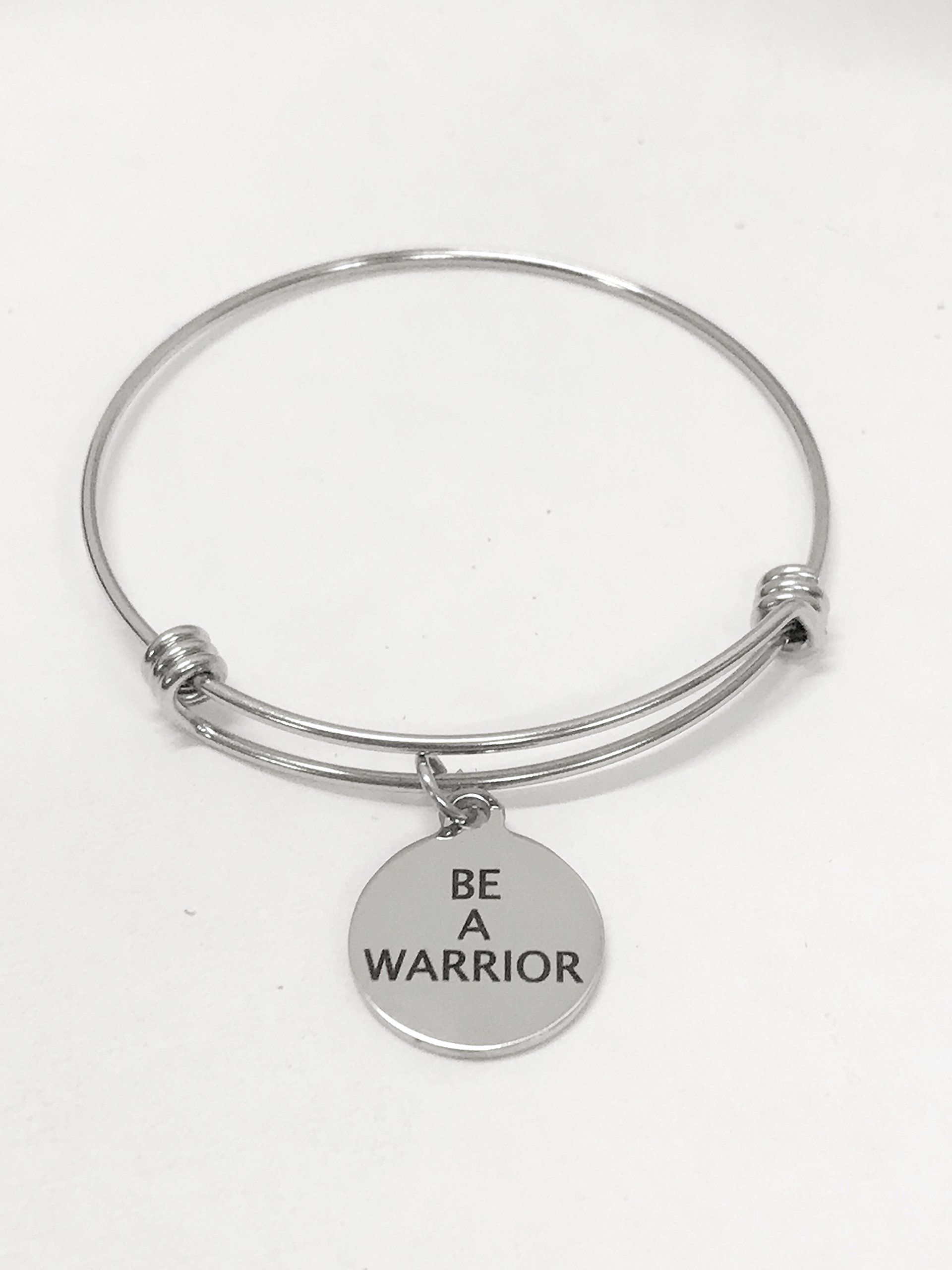 Motivational Warrior Bracelet for Women - Inspirational Jewelry Gift for Daughter, Success Quote Bracelet - Perfect for Daily Wear, Gifts & Empowerment