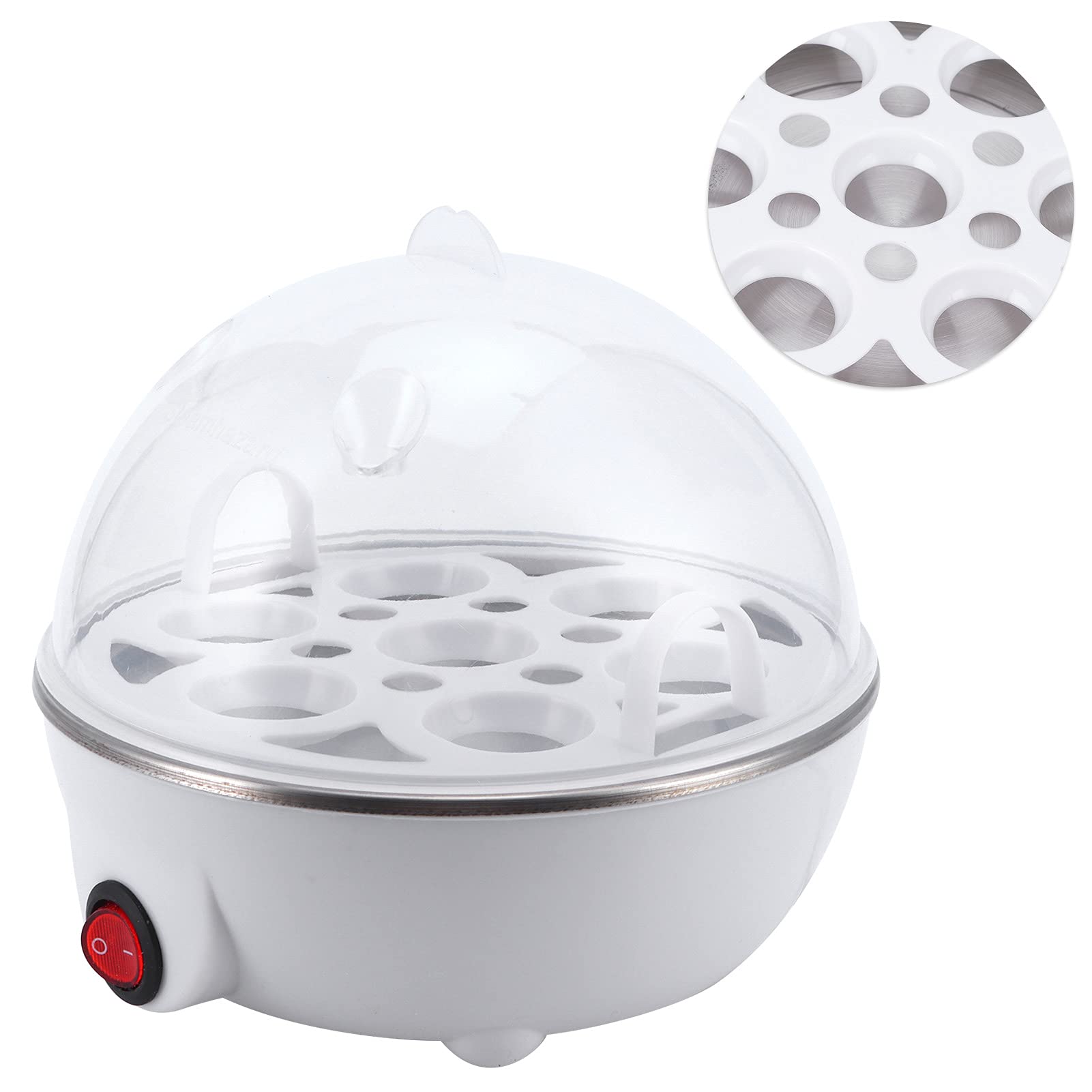 Electric Egg Cooker & Boiler - Fast & Easy Hard/Soft Boiled Eggs, Perfect for Breakfast Meal Prep & Healthy Cooking | BPA-Free Kitchen Appliance