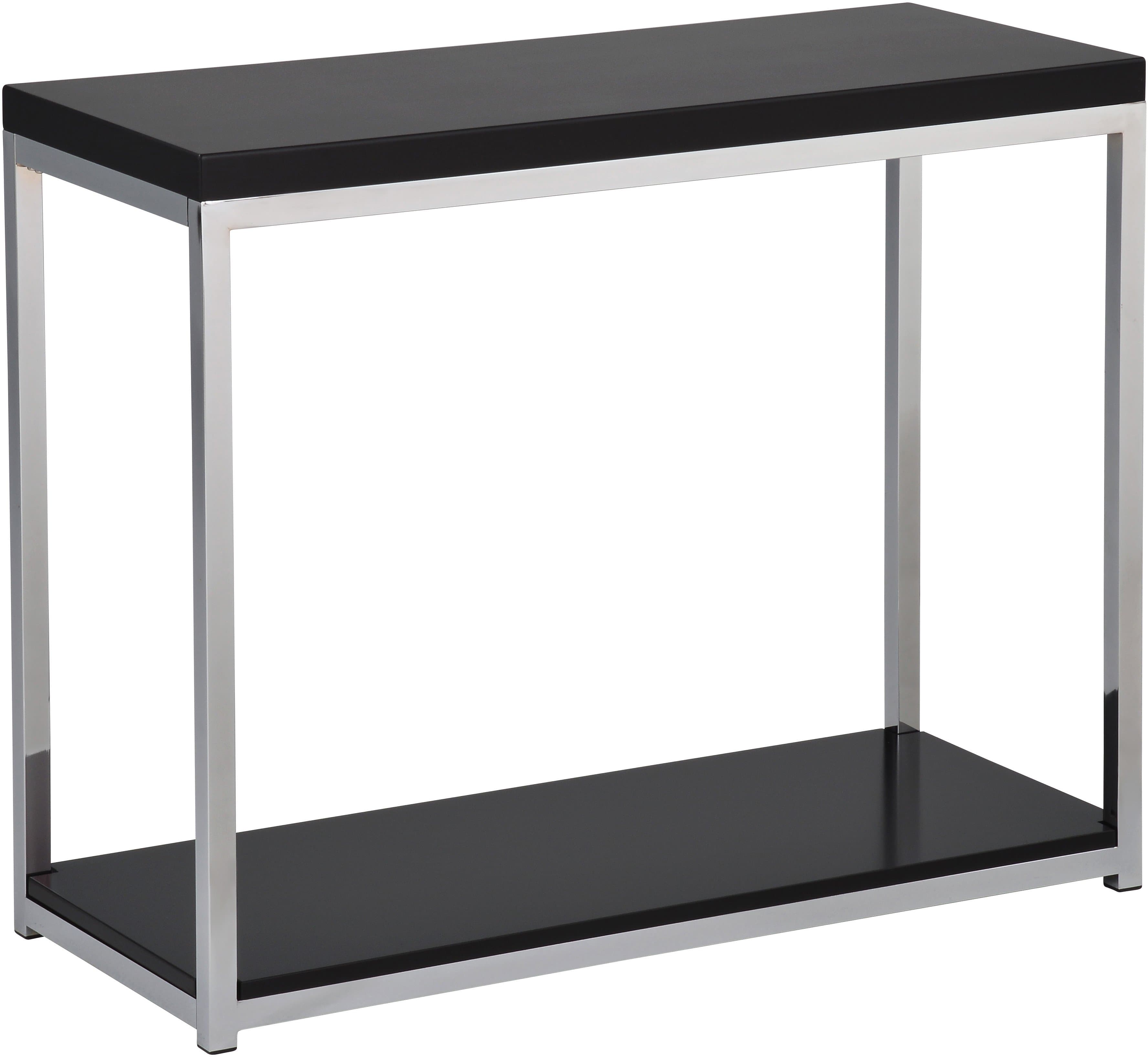 Office Star Ave Six Wall Street Foyer Table in White [WST07] - Elegant Entryway Console Table for Hallway, Living Room & Office Decor