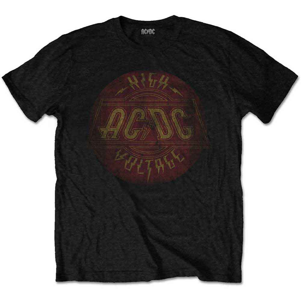 Vintage High Voltage AC/DC Band T-Shirt - Classic Rock Music Tee for Concerts & Casual Wear