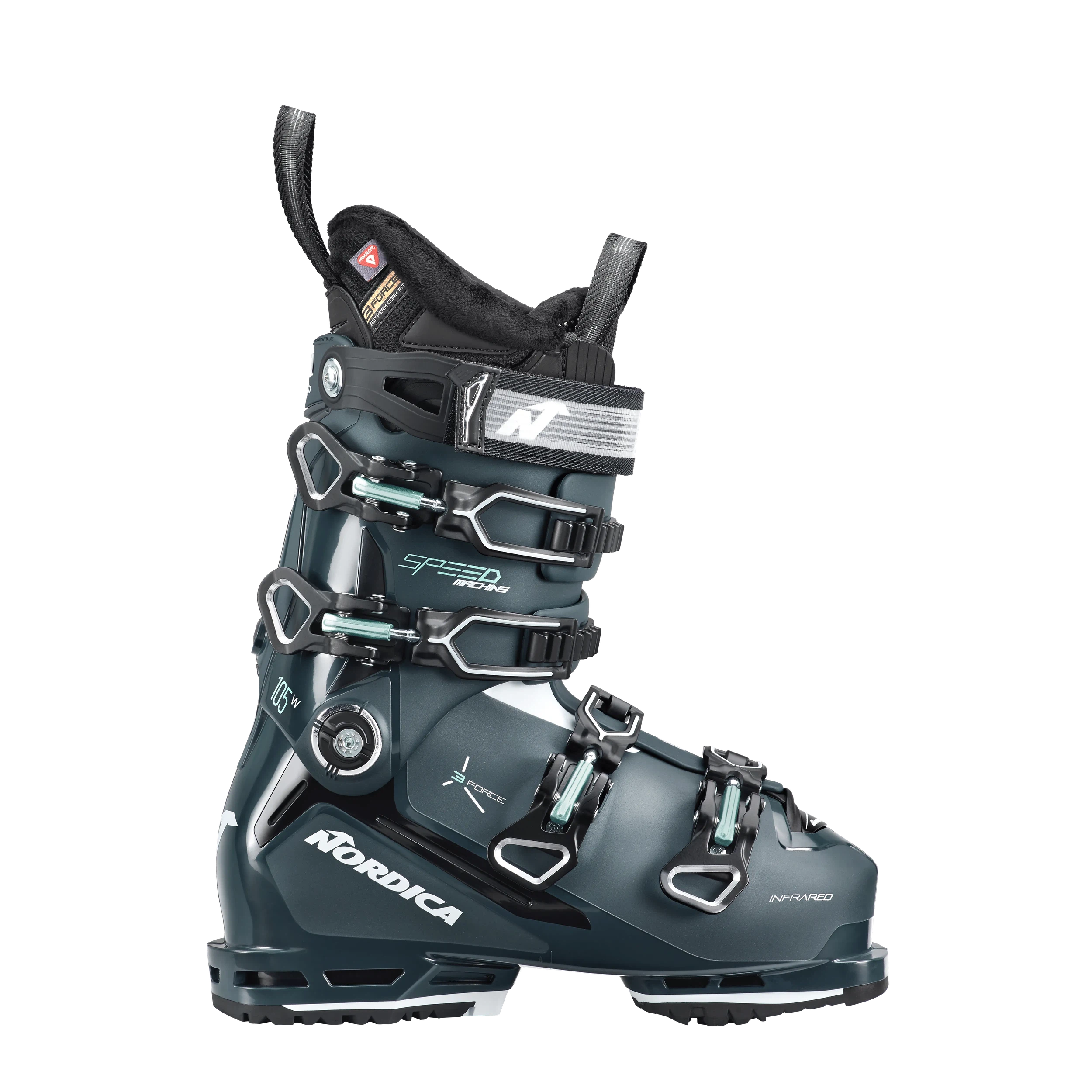 Nordica Speedmachine 3 105 W Ski Boots 2025 - Women's All-Mountain Ski Boots for Comfort & Performance | Perfect for Alpine Skiing & Freeride Adventures