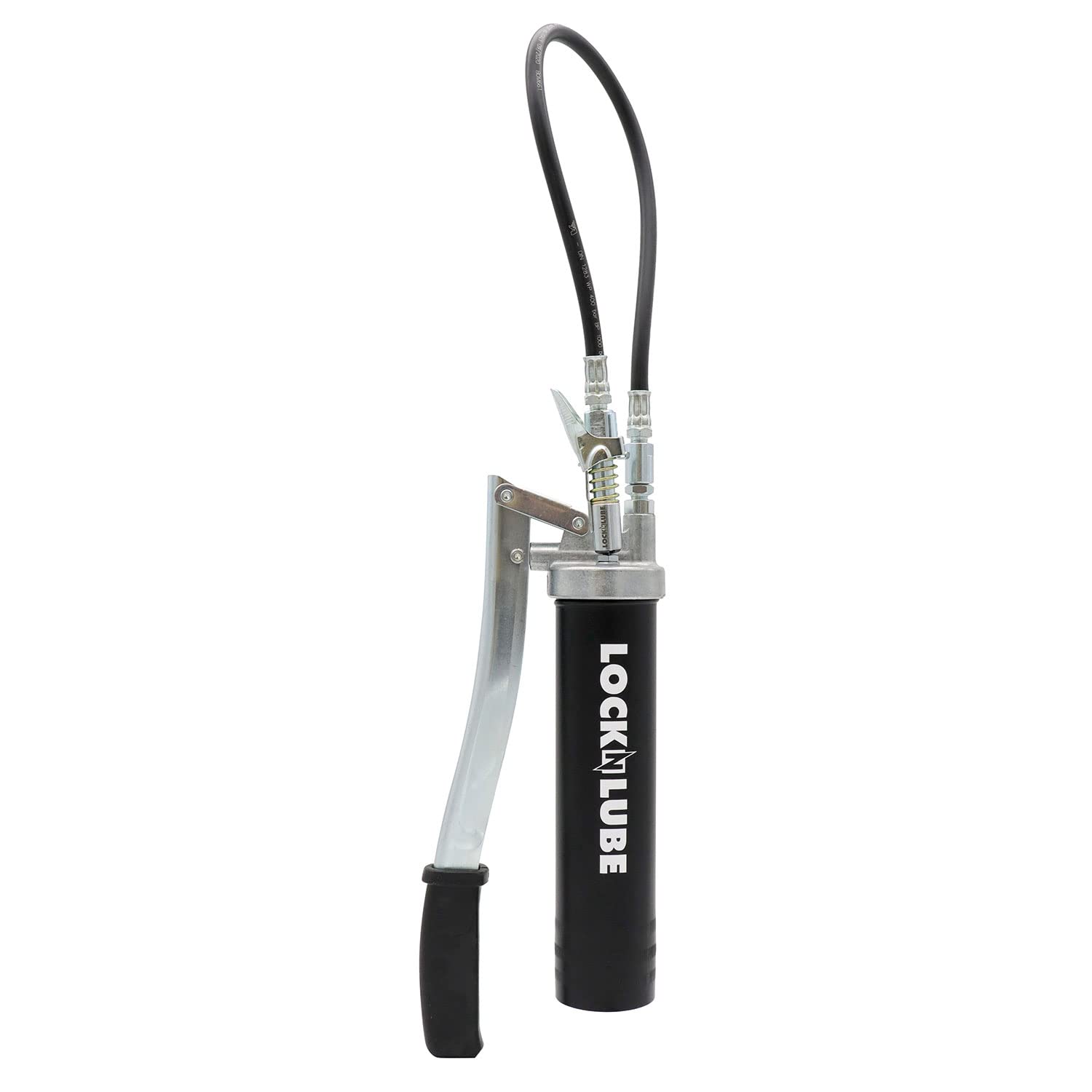 LockNLube Easy-Prime Lever Grease Gun with Patented Coupler - 20