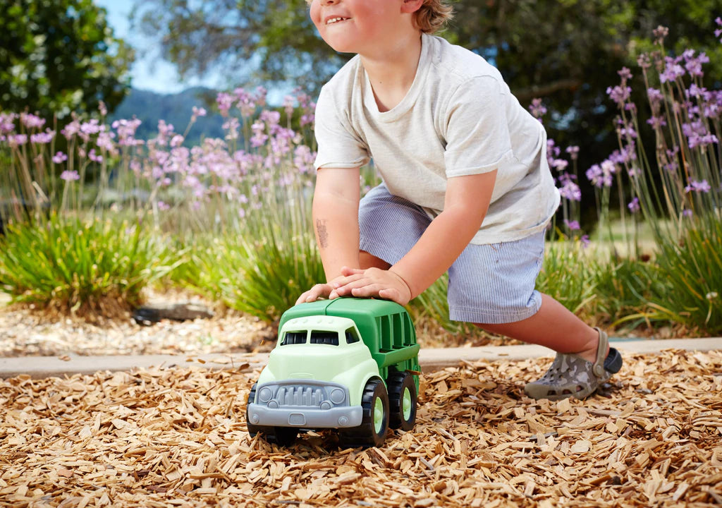 Eco-Friendly Green Toys Recycling Truck - Durable & Safe Plastic Toy for Kids - Perfect for Pretend Play & Environmental Education at Home or School