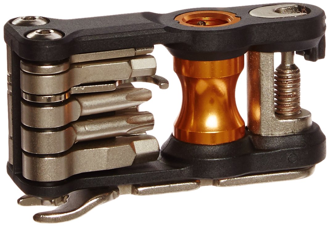 Serfas 17-in-1 Multi-Function Bike Repair Tool with CO² Inflator - Perfect for Road & Mountain Bicycle Maintenance, Emergency Repairs & On-the-Go Cycling Adventures