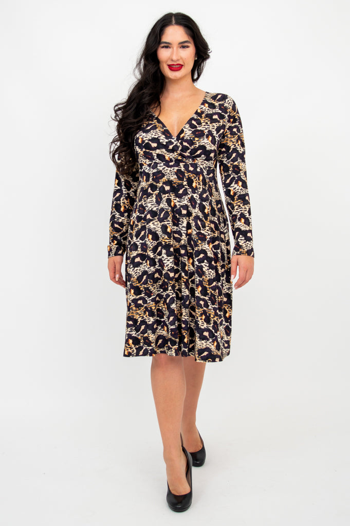 Denver Women's Dress - Leonine Style Bamboo Fabric Summer Dress for Casual Wear, Beach Outings, and Outdoor Events
