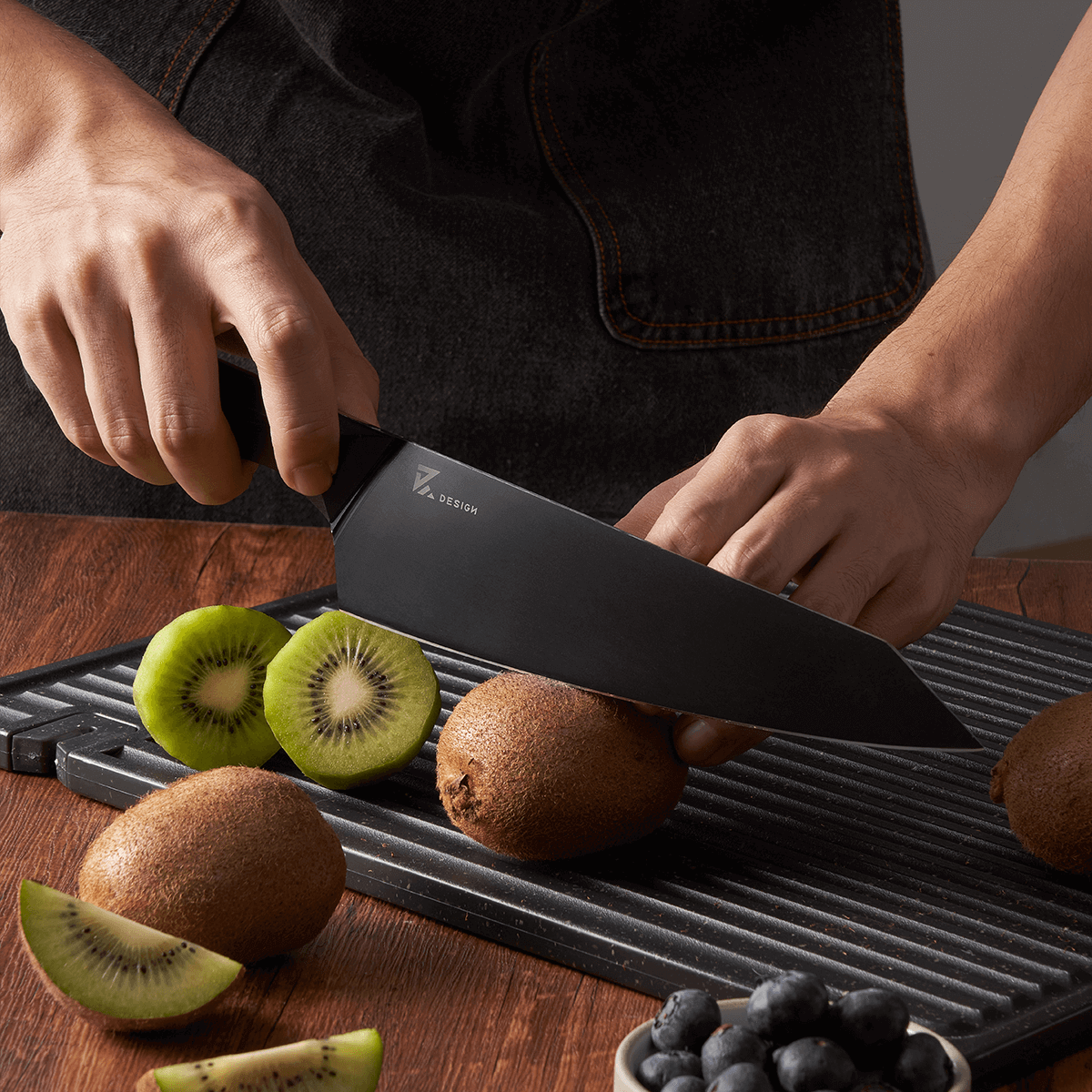 Premium 8.5-inch Hackney Chef's Knife - Professional Kitchen Knife with Ergonomic Handle - Perfect for Slicing, Dicing & Chopping Vegetables, Meat & Herbs - Ideal for Home Cooks & Professional Chefs