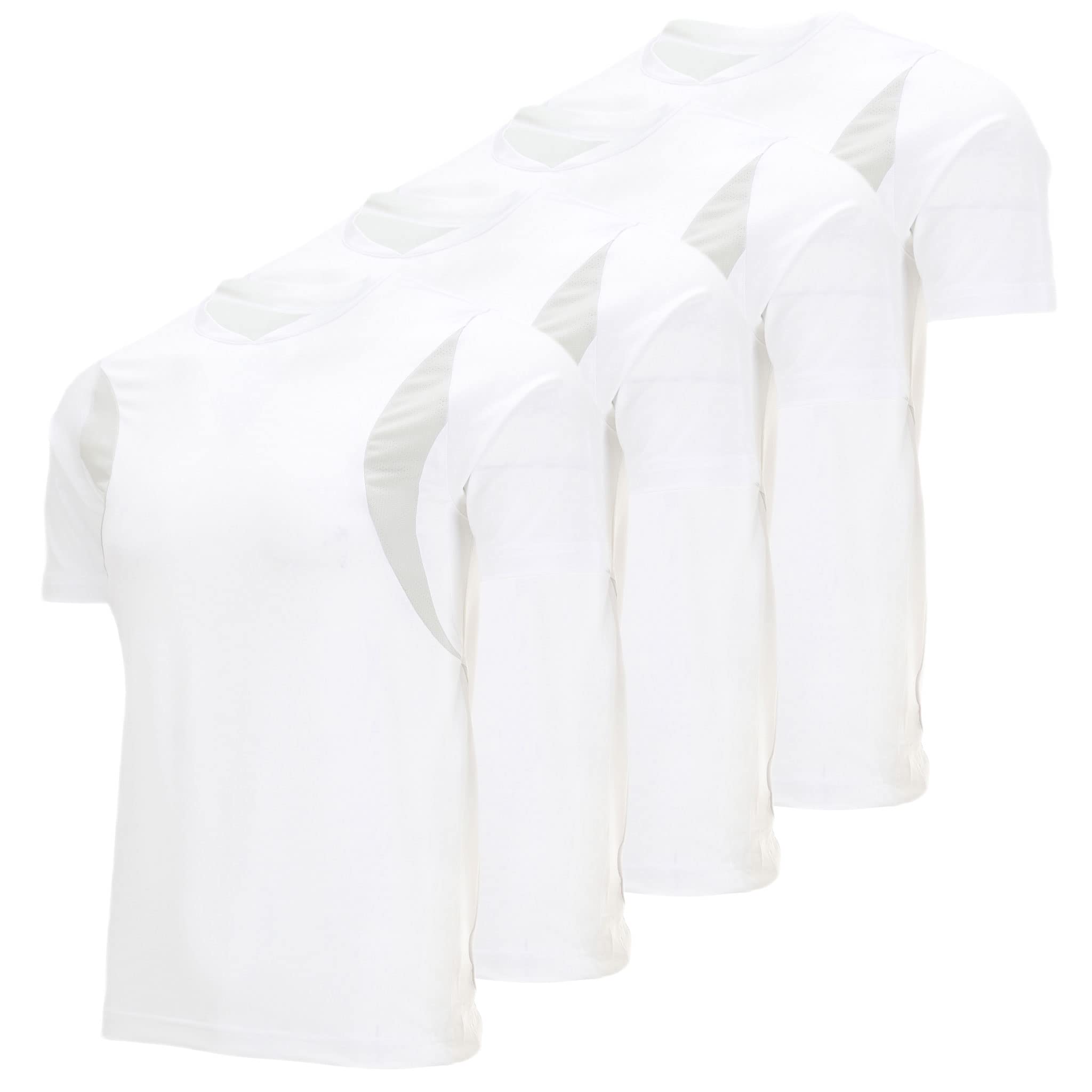 **Performance Dry Fit Men's Athletic Shirts - 4 Pack Moisture Wicking Workout T-Shirts for Gym, Running & Training - Loose Fit Breathable Activewear**