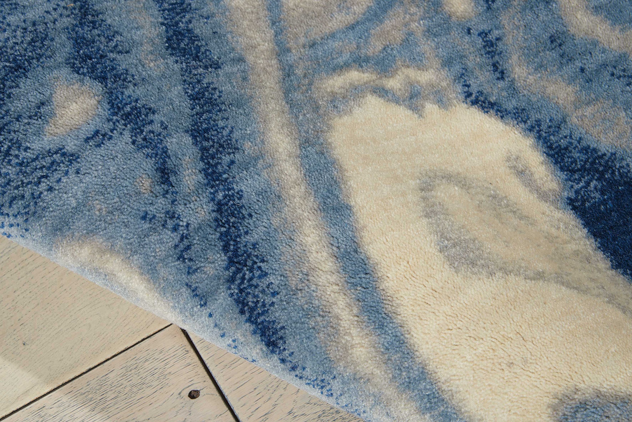 Nourison Somerset Abstract Light Blue 7'9