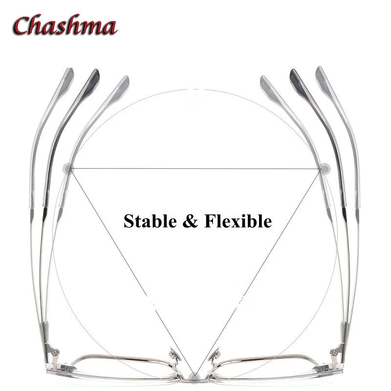 Unisex Square Acetate Titanium Eyeglasses Frame 7006 - Lightweight & Durable for Reading, Work, and Everyday Fashion
