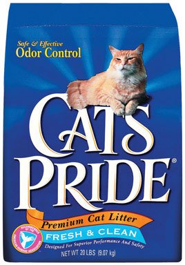 Premium Cat'S Pride Clumping Cat Litter - 20 Lbs (9.07 kg) Low Dust, Odor Control for Multi-Cat Households | Ideal for Indoor Litter Boxes & Long-Lasting Use