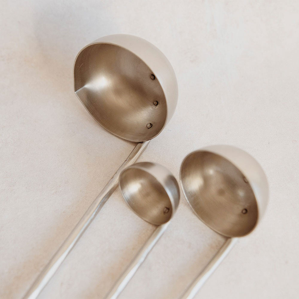 Hand Forged Pewter Ladle Set - Premium Kitchen Utensil for Cooking, Serving & Decor - Perfect for Soups, Stews & Home Decor