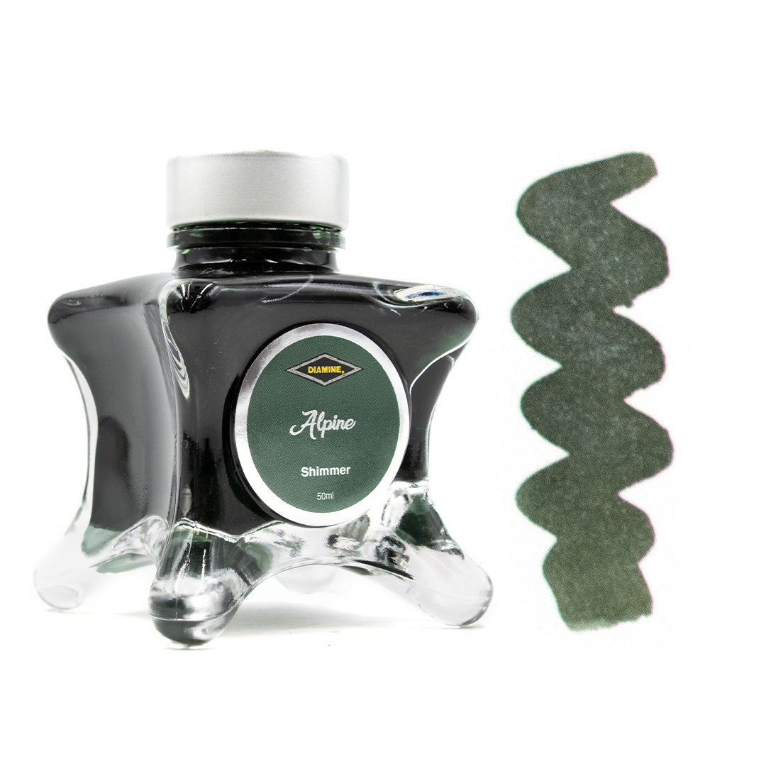 Diamine Inkvent Green Edition 50ml Fountain Pen Ink - Perfect for Calligraphy, Journaling & Artistic Writing