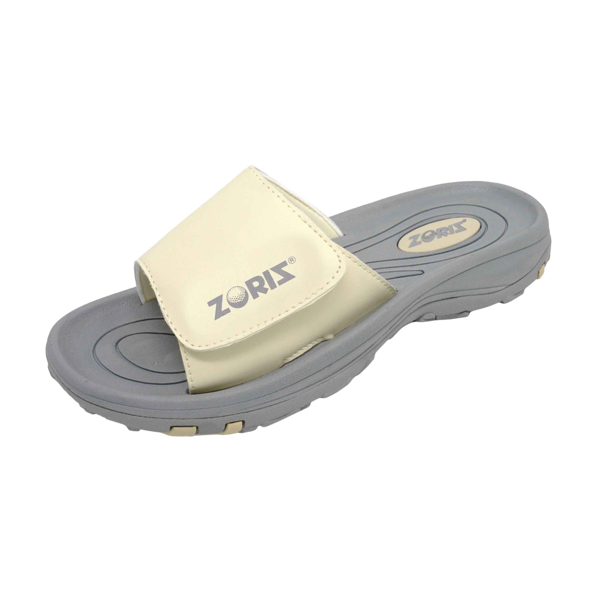ZORIZ Golf Slides for Men and Women - Sports Slip On Sandals with Removable Spikes, Comfortable Golf Footwear with Deep Heel Cup & High Sidewalls | Perfect for Golf Course, Driving Range & Casual Wear