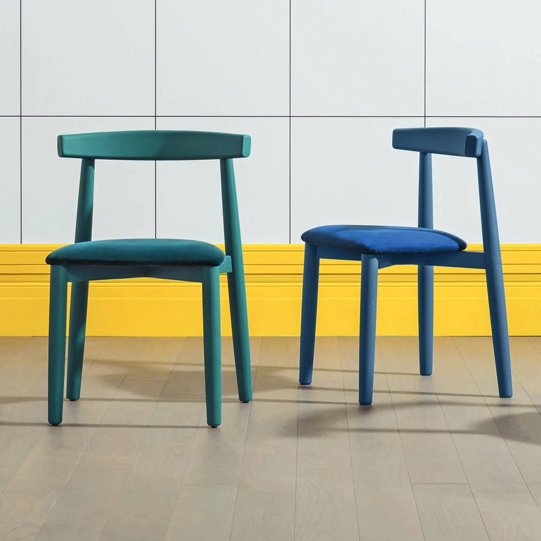 Claretta Bold Chair - Modern Stackable Dining Chair for Home & Office - Perfect for Small Spaces, Restaurants, and Events