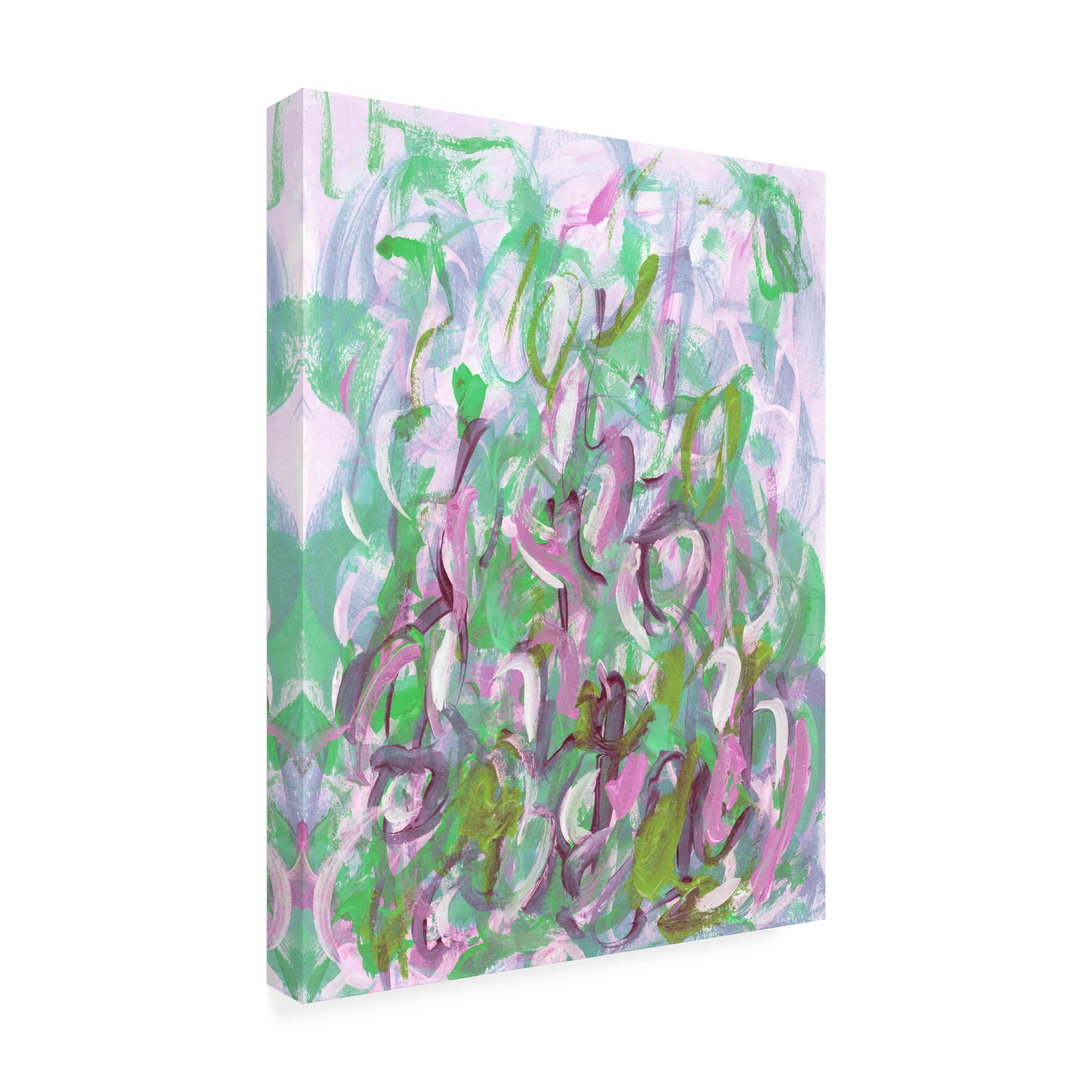 Trademark Fine Art 'Diversity Circles I' Canvas Wall Art by Melissa Wang - Modern Abstract Painting for Living Room, Bedroom & Office Decor