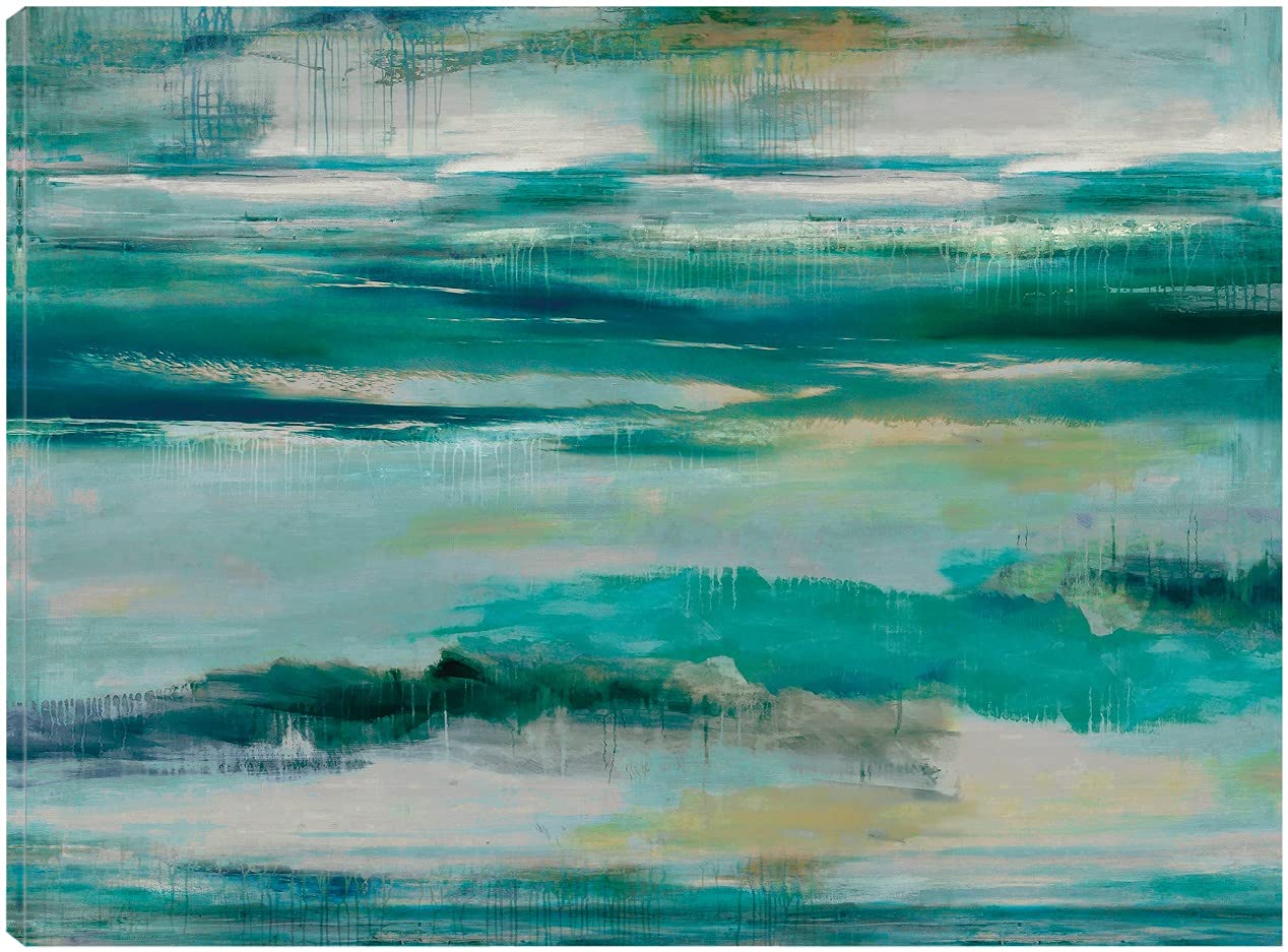 Paul Duncan Fine Art Canvas Wall Decor - Ready to Hang 43x32 Inch - Modern Abstract Painting for Living Room, Bedroom, Office & Home Decor - Perfect for Gifts, Housewarming & Interior Design