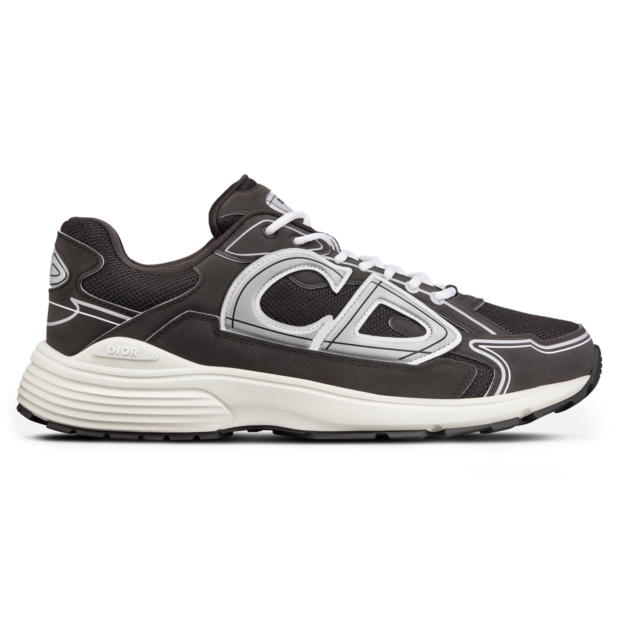 Dior B30 Mesh Black White Sneakers - Stylish & Comfortable Men's Fashion Shoes for Casual Wear & Street Style