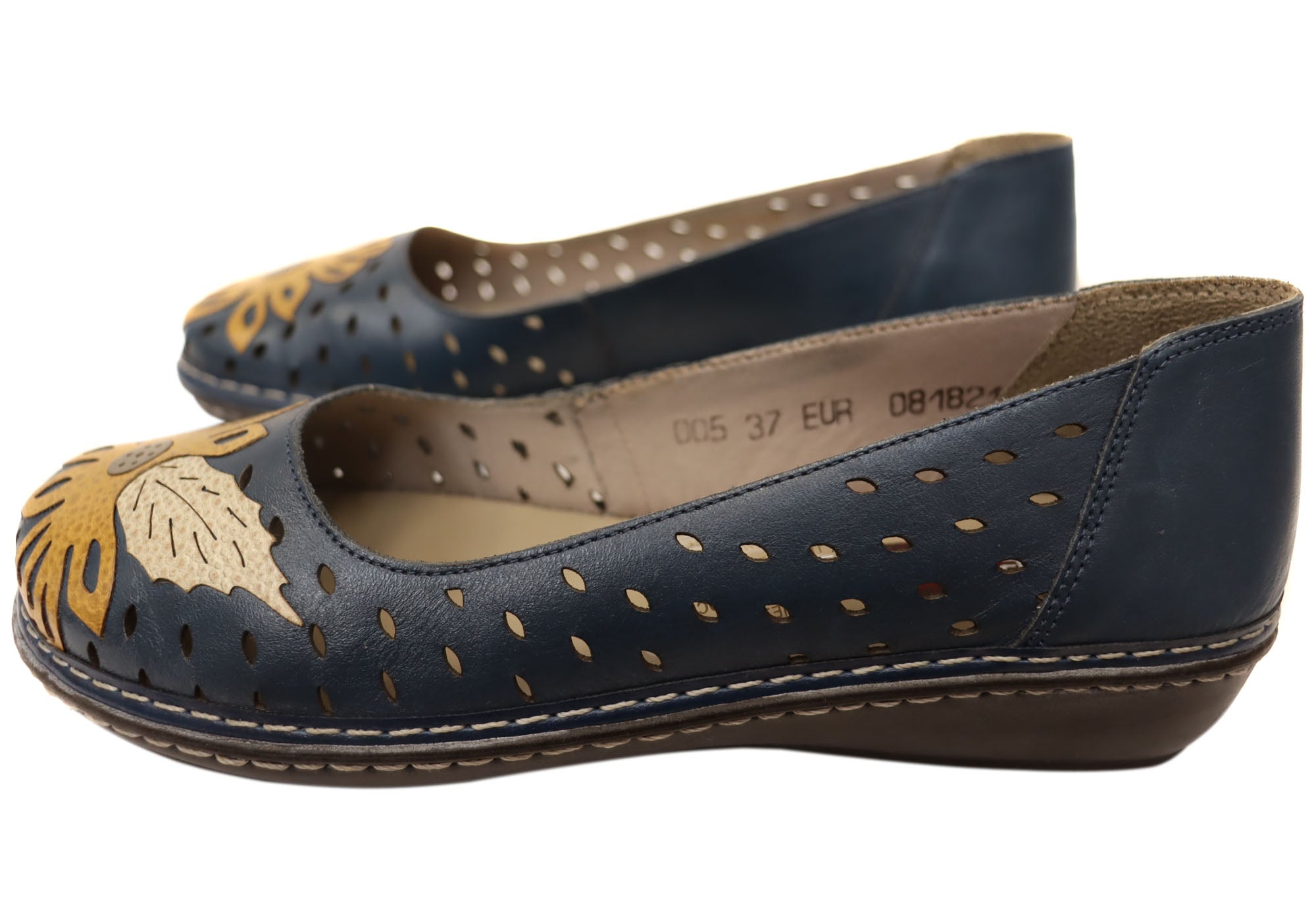 J Gean Leah Women's Comfortable Leather Shoes - Handmade in Brazil - Perfect for Work, Travel & Everyday Wear