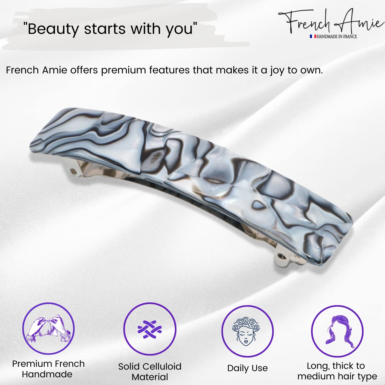 French Amie Oblong Handmade 3.5