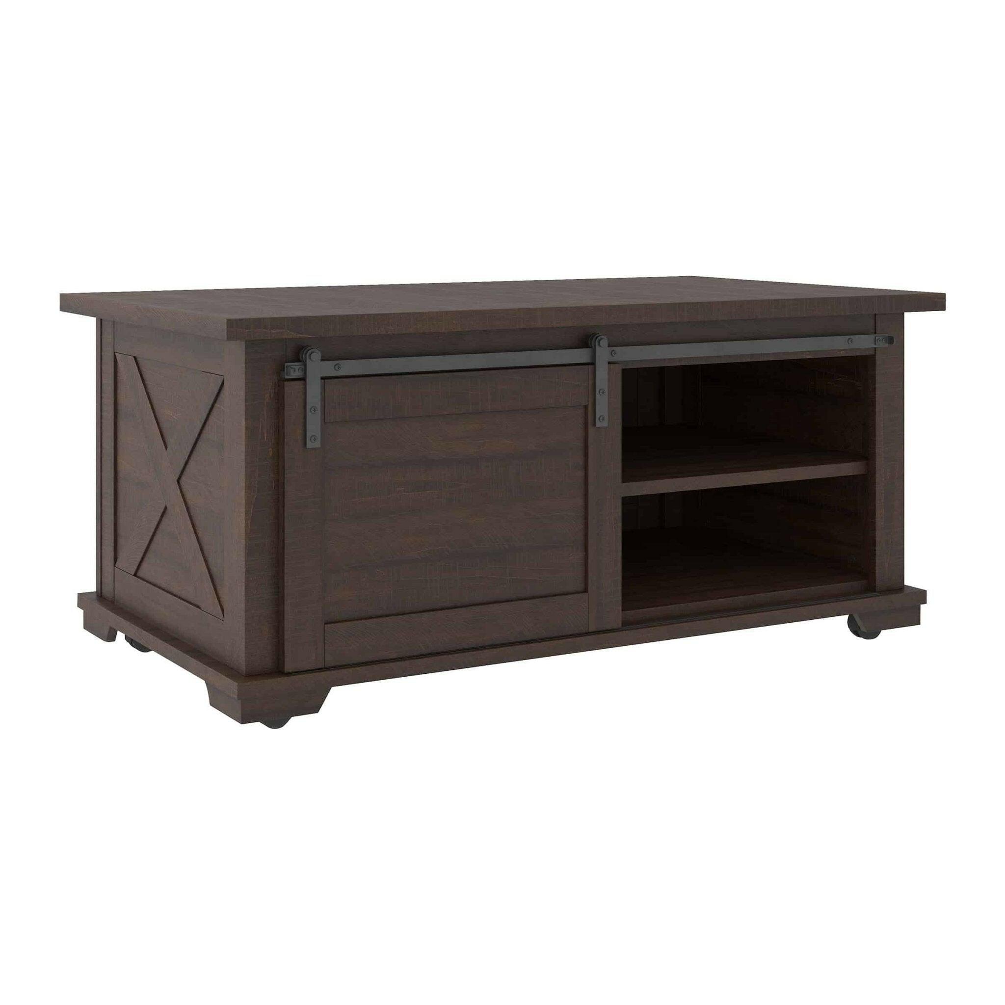 Camiburg Modern Coffee Table T283 - Stylish Living Room Furniture for Small Spaces - Perfect for Apartments, Dorms & Cozy Homes