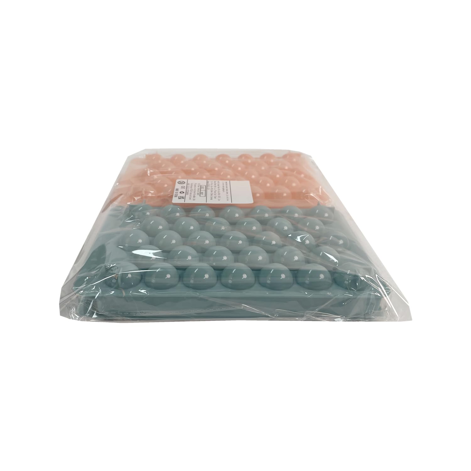 mciskin Mini Ice Cube Tray Balls - 2 Pack Round Ice Ball Maker Mold with Lid for Freezer | Perfect for Cocktails, Whiskey, Tea & Coffee | Ideal for Home Bars, Parties & Beverage Chilling