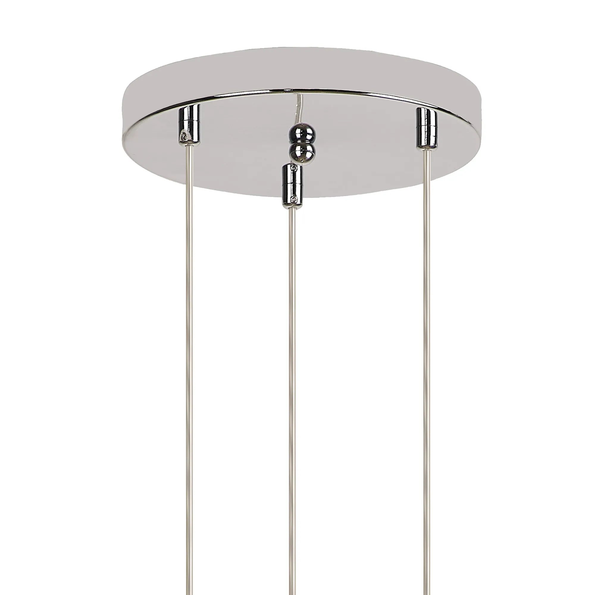 Austin 31cm Round Glass Pendant Light Fixture with 3 G9 Bulb Sockets - Perfect for Kitchen Island, Dining Room, and Modern Home Lighting