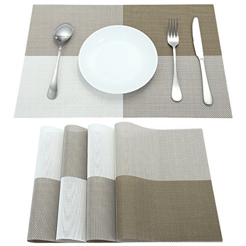 Squares-grey & Brown