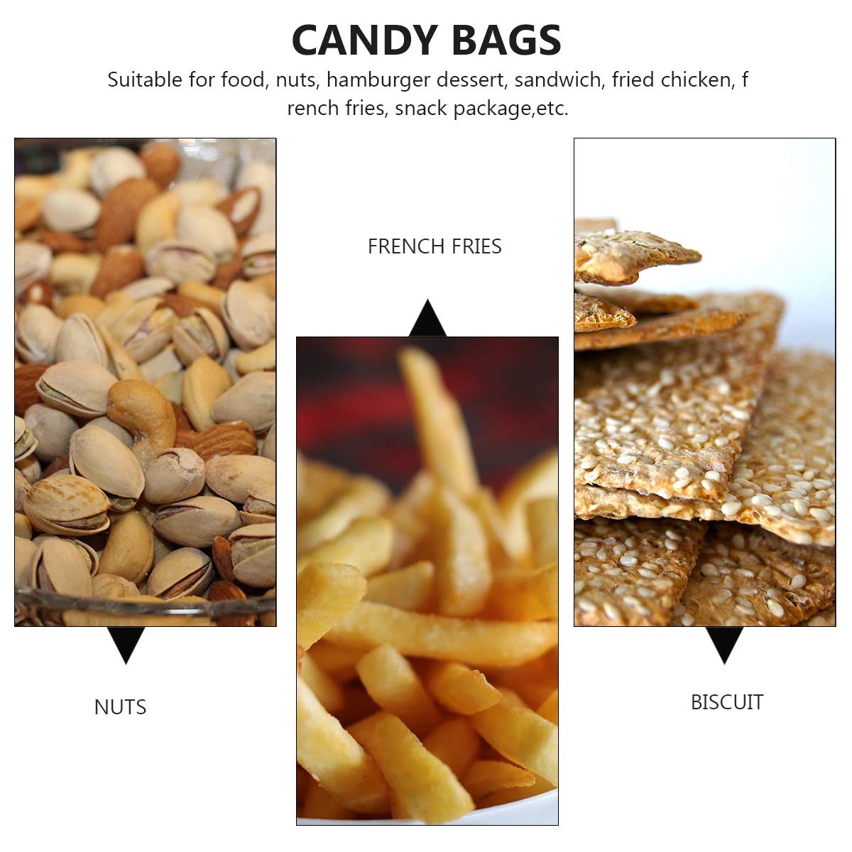 48-Piece Kraft Paper Treat Bags for Halloween Party, Breakfast Snacks, Cookies & Bread - Eco-Friendly Food Packaging for Parties, School Events & Gift Giving