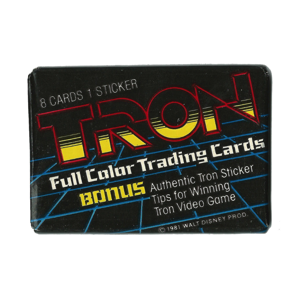 1981 Donruss Tron Trading Cards Unopened Pack - Vintage Collectible Movie Memorabilia for Card Collectors & Sci-Fi Fans - Perfect for Display, Trading, and Nostalgic Gift Giving