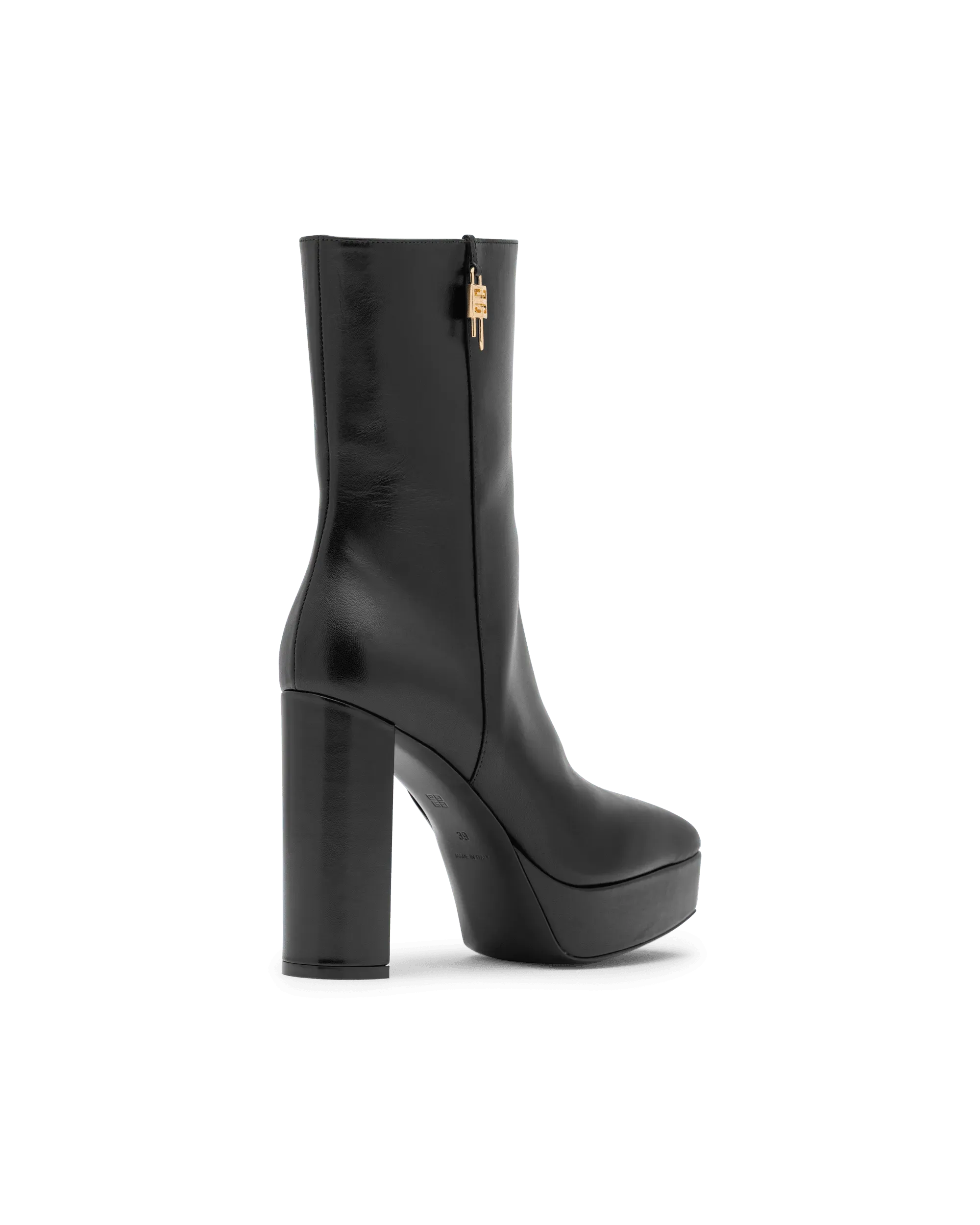Women's G Lock Platform Leather Ankle Boots - Chunky Heel Chelsea Booties for Fall & Winter | Fashionable Comfort for Work, Date Night & Casual Outfits