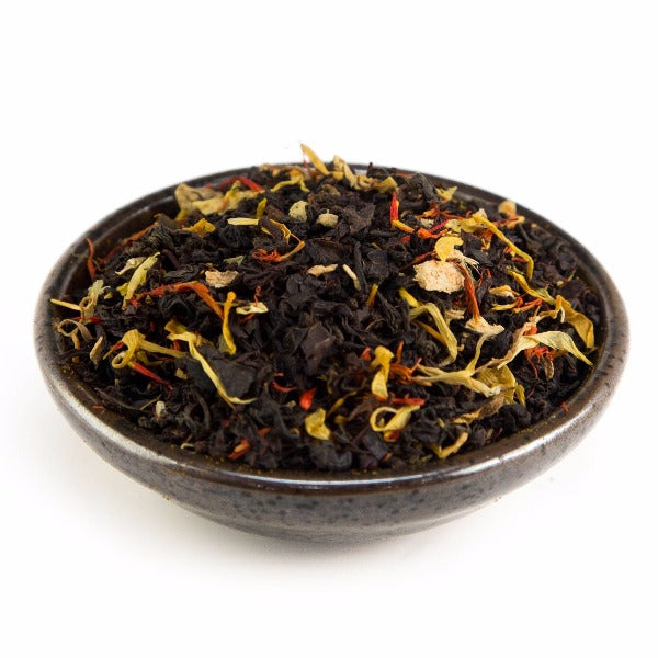 Premium Georgia On My Mind Black Tea - Loose Leaf Tea for Relaxation & Focus - Perfect for Afternoon Tea & Meditation Moments