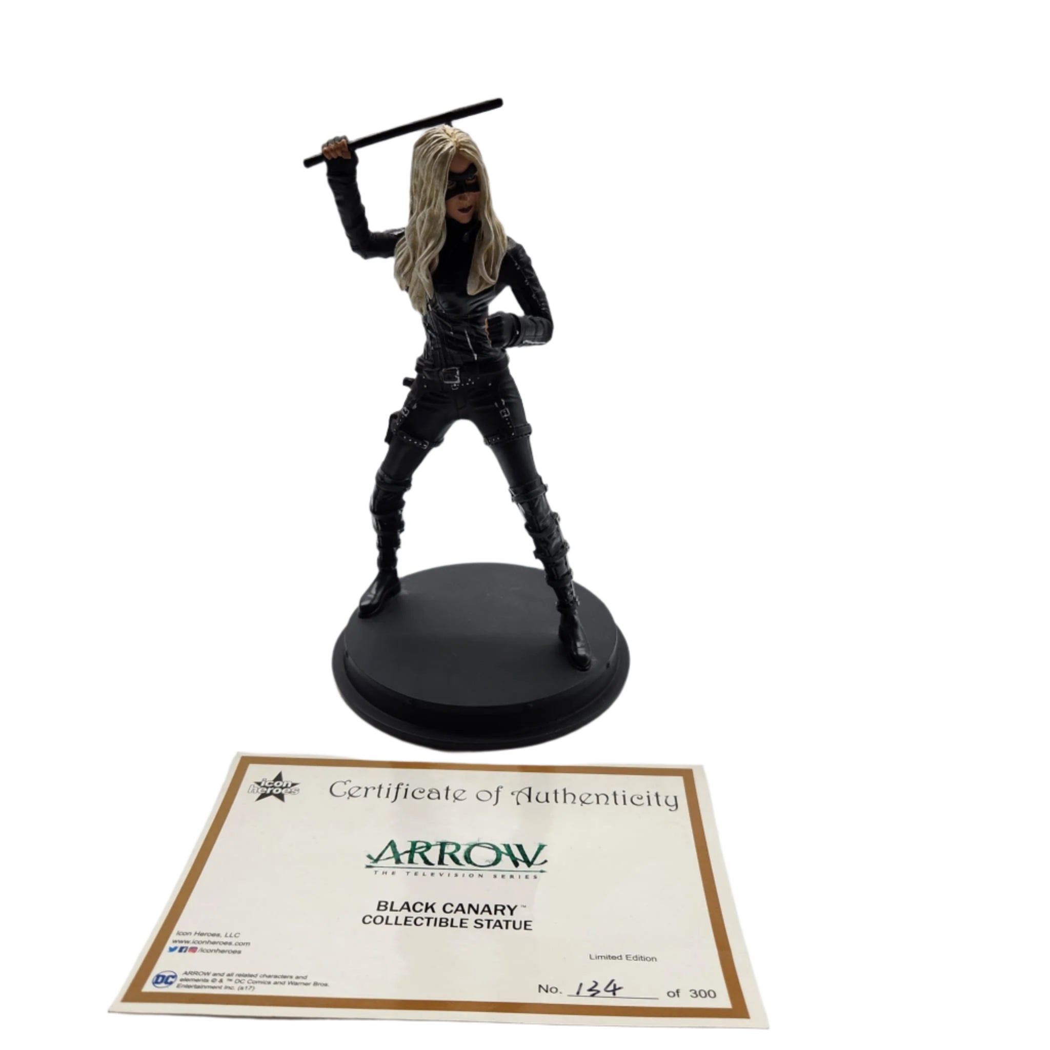 Black Canary Arrow Collectible Statue Action Figure - DC Comics Superhero Collectible for Display & Gifts - Perfect for Fans, Home Decor, and Office Display