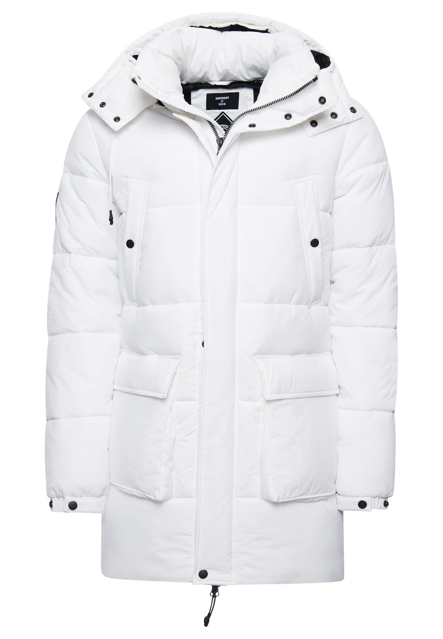 Superdry Men's Expedition Padded Parka Coat - Oversized Fit Winter Jacket for Cold Weather | Waterproof Windproof Outdoor Coat for Hiking, Camping & Urban Style